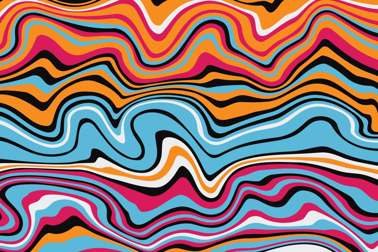 Abstract psychedelic groovy background. Abstract background. vector