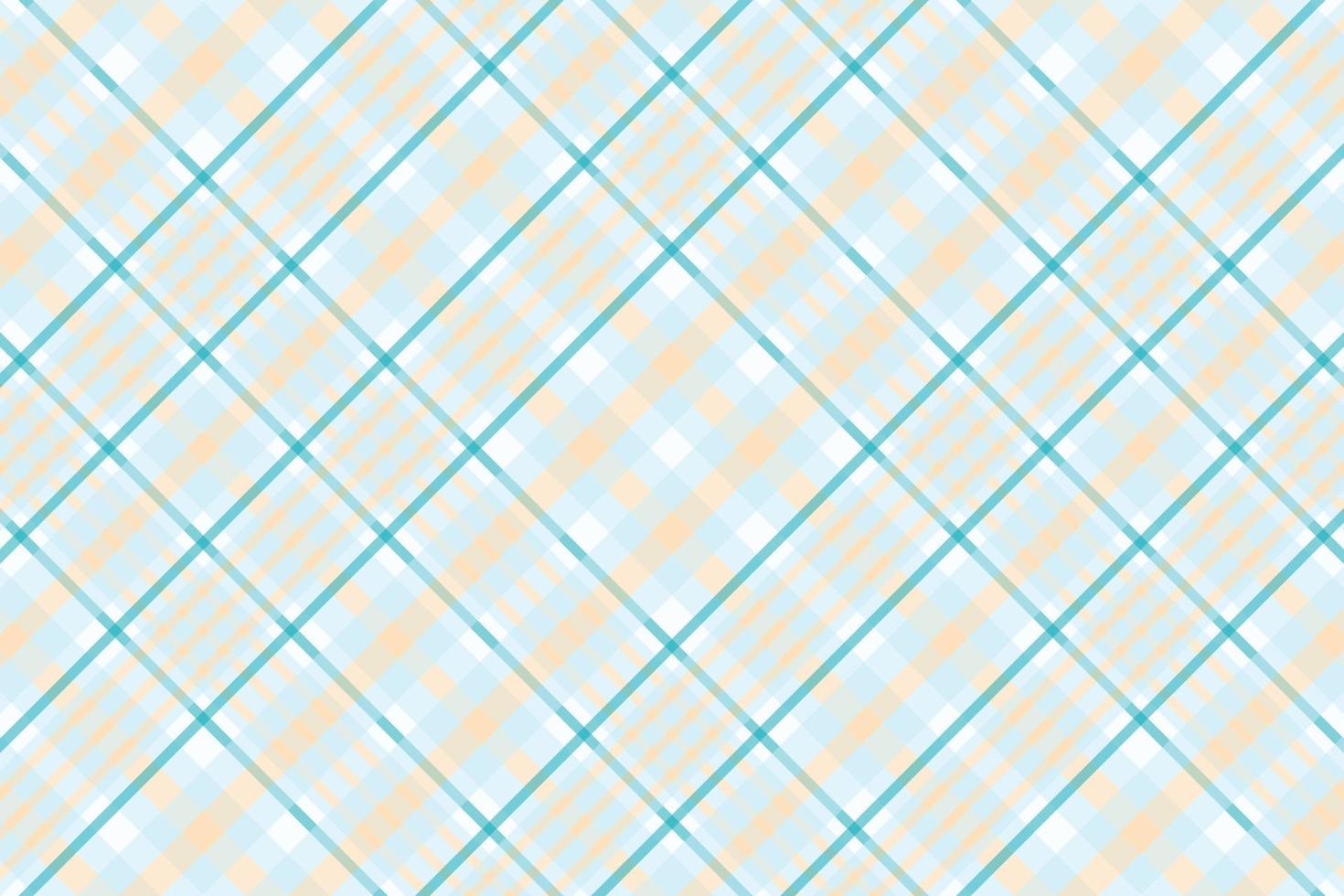 Tartan plaid pattern with texture and summer color. vector