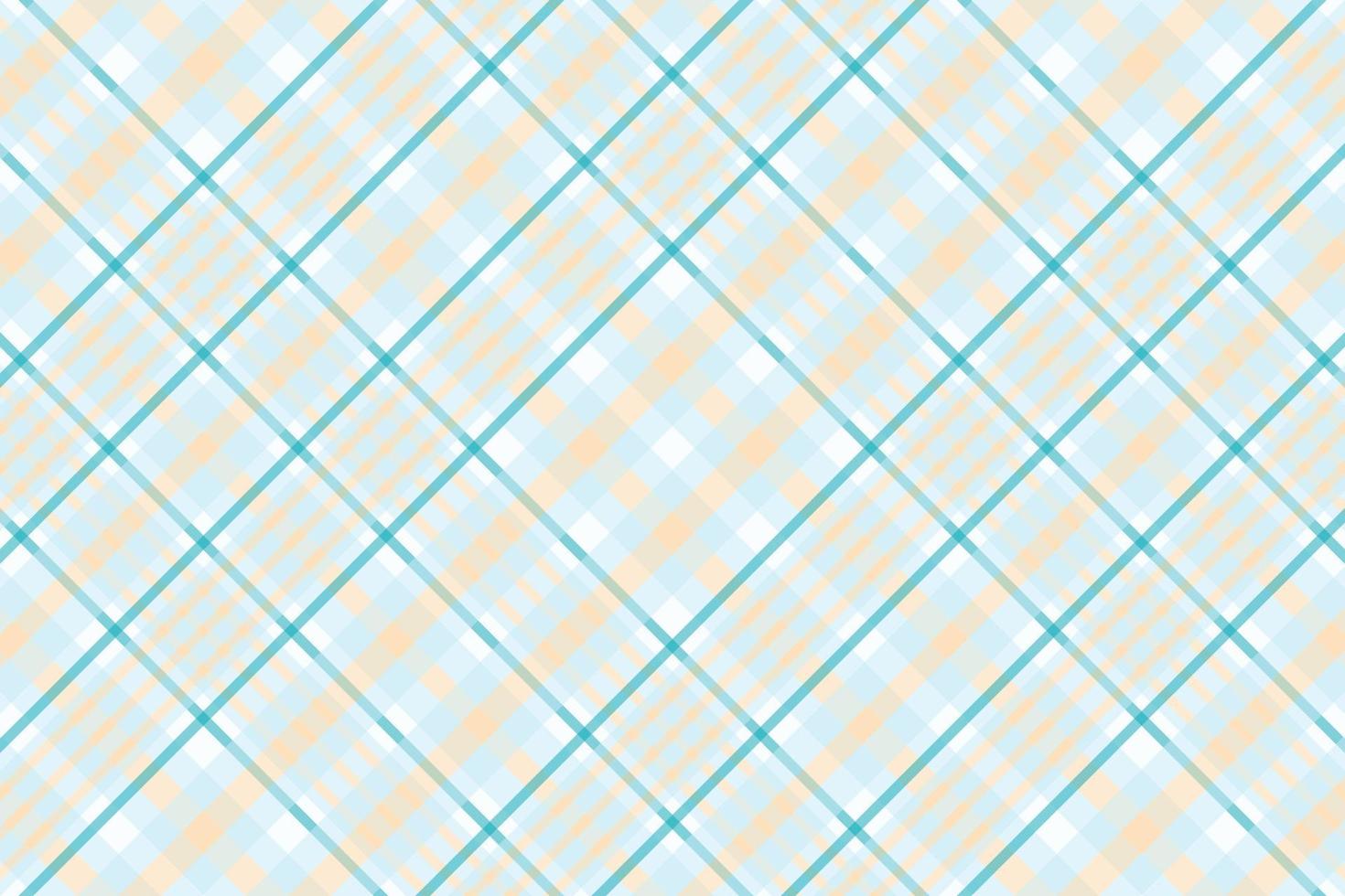 Tartan plaid pattern with texture and summer color. vector