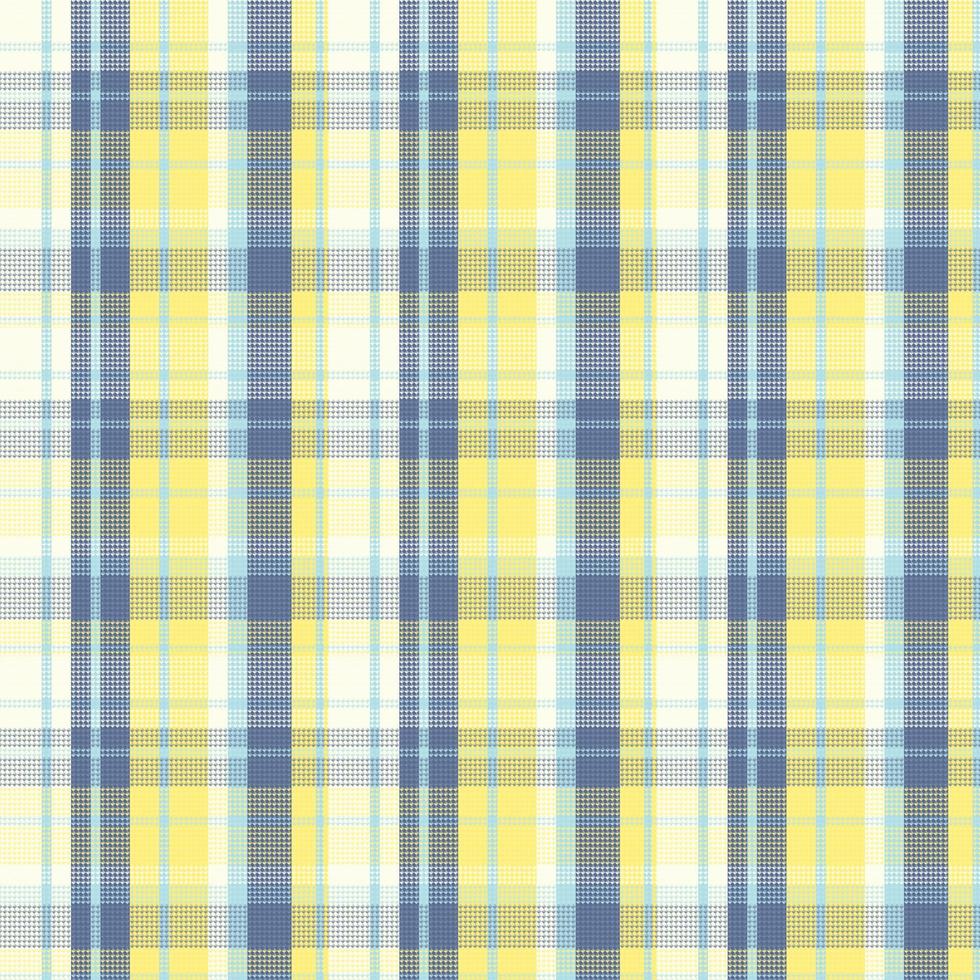 Tartan plaid pattern with texture and summer color. vector