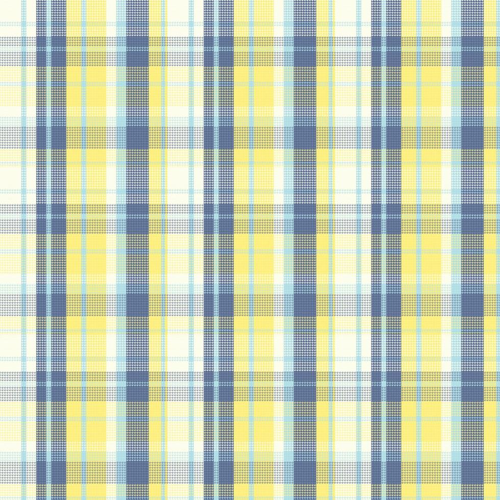 Tartan plaid pattern with texture and summer color. vector