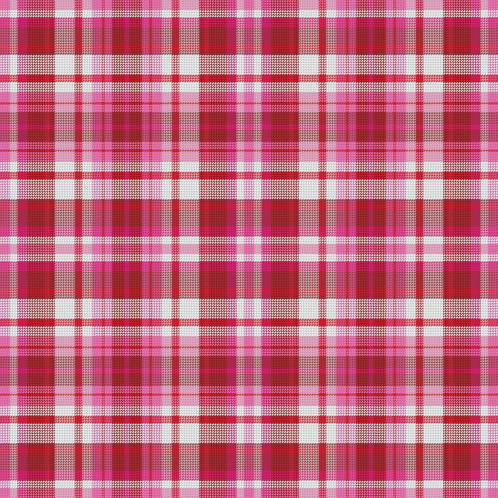 tartan plaid pattern background with valentine s color. vector