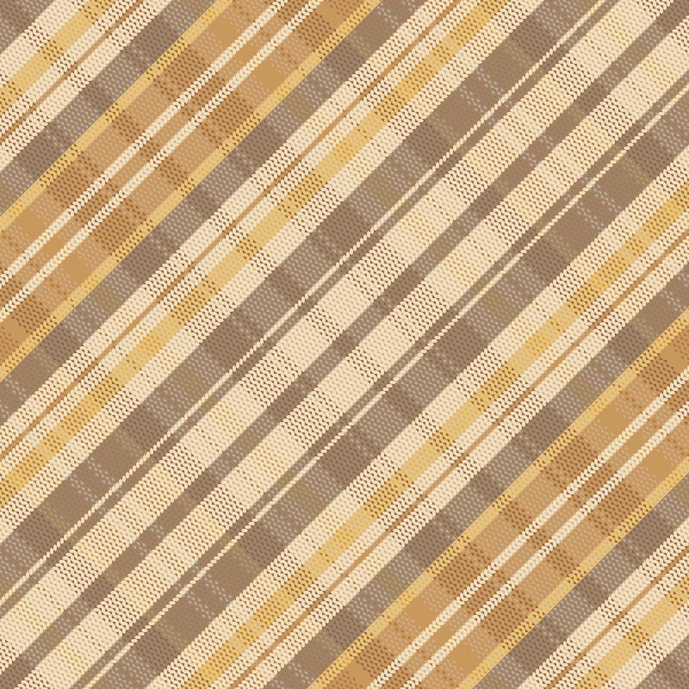 Tartan plaid pattern with texture and warm color. vector