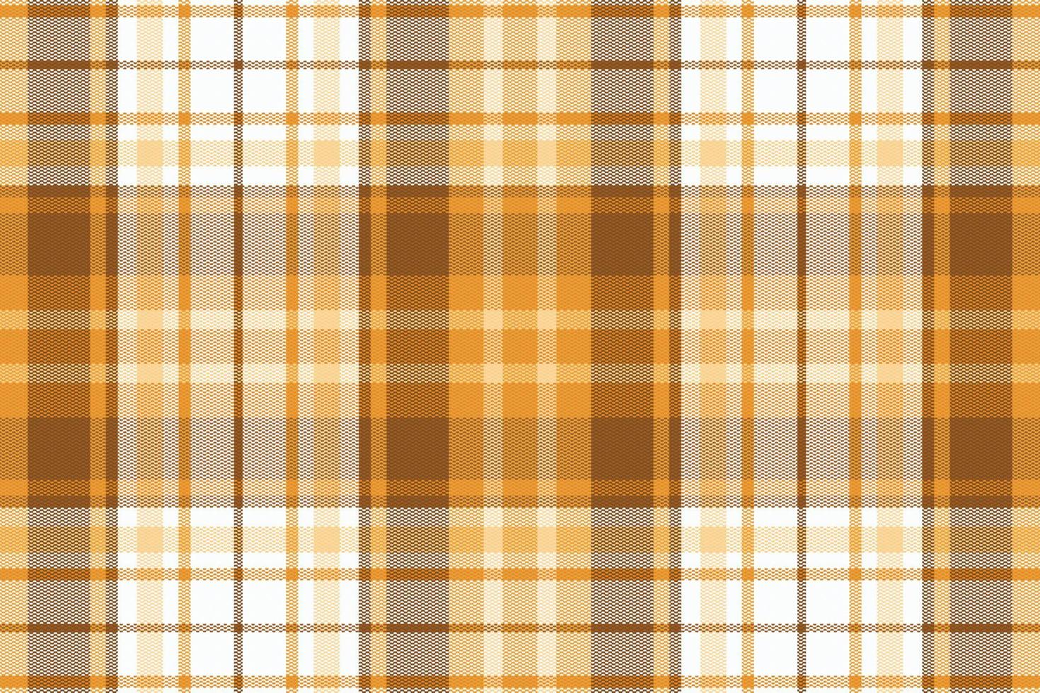 Tartan plaid pattern with texture and warm color. vector