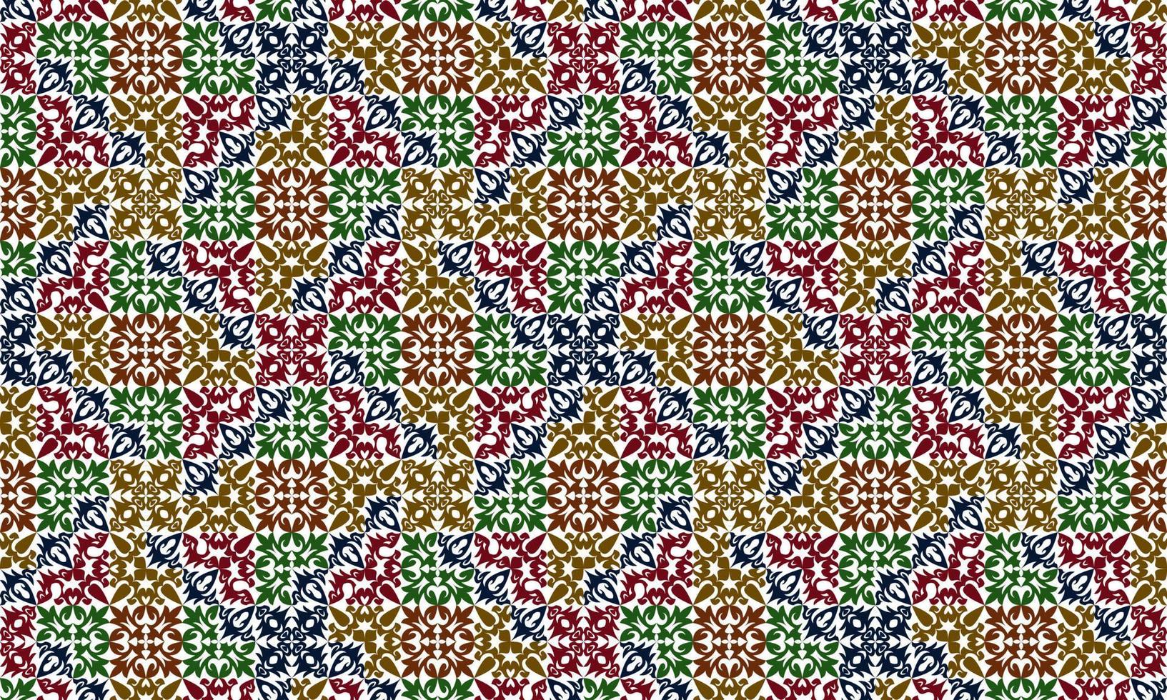 abstract unique pattern ethnic background vector
