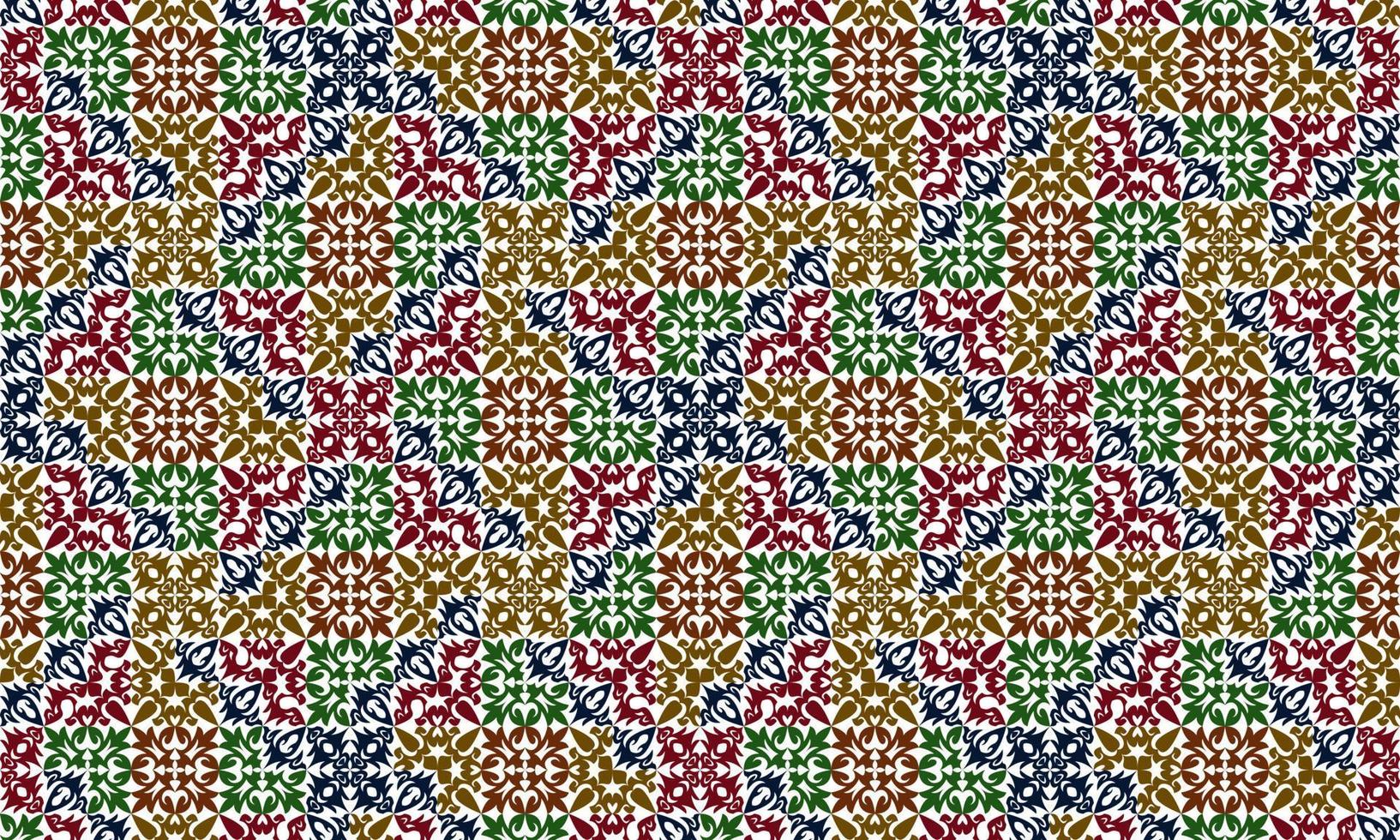 abstract unique pattern ethnic background vector