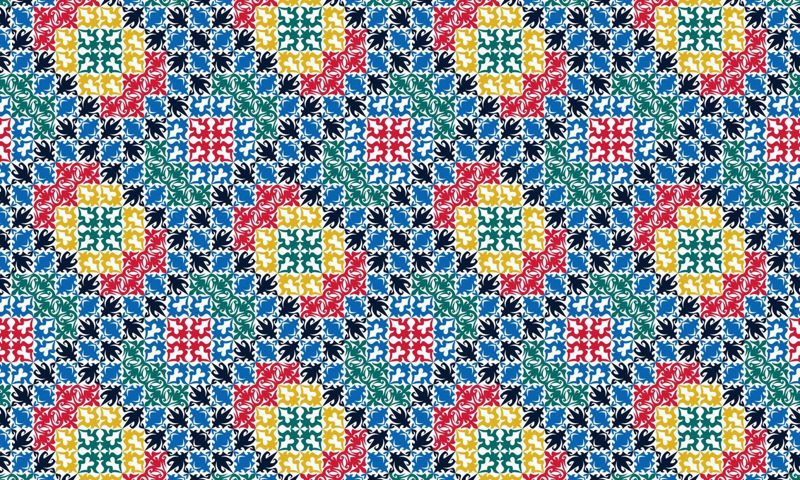 abstract unique pattern ethnic background vector