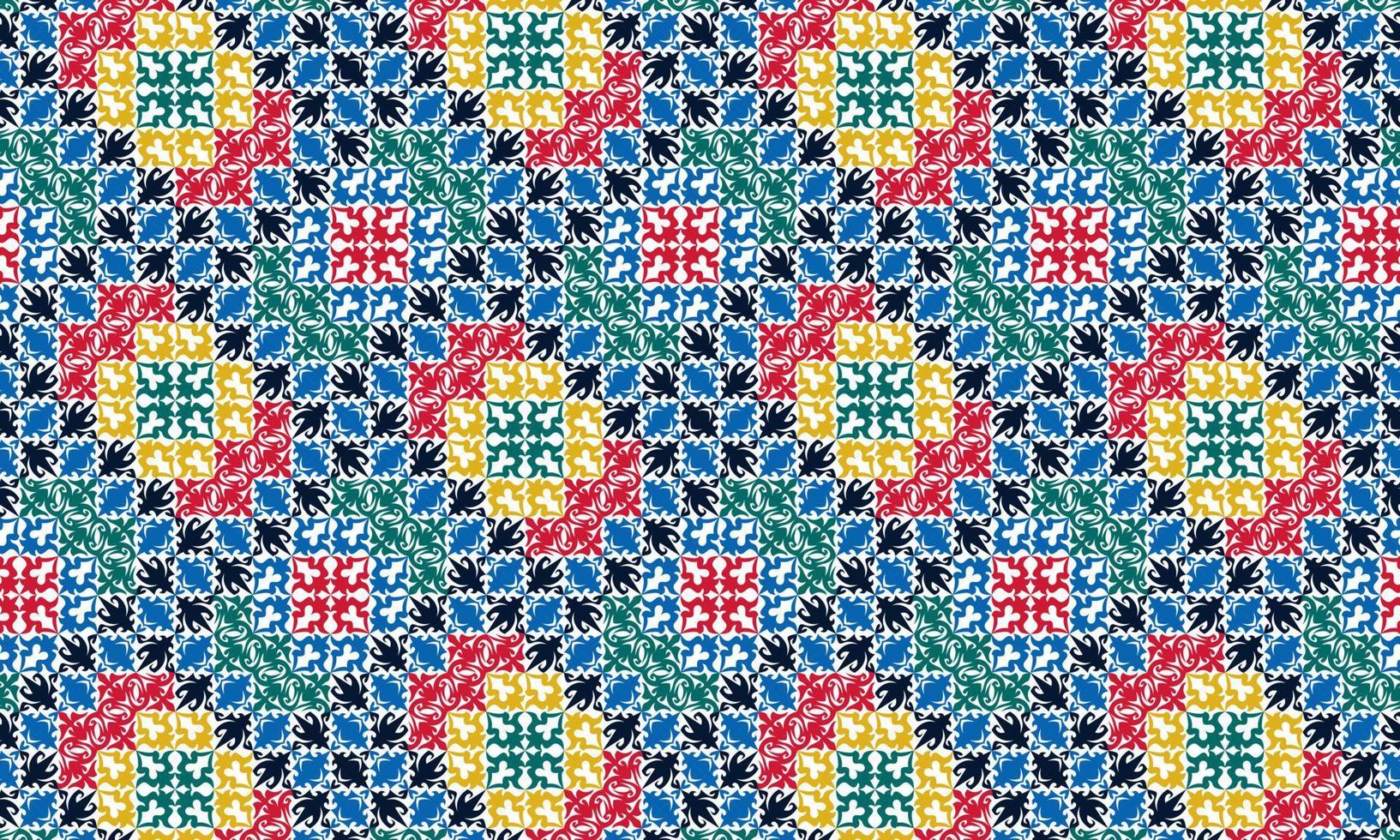 abstract unique pattern ethnic background vector