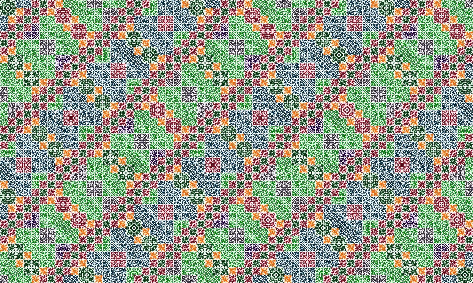 fondo étnico de patrón único abstracto vector