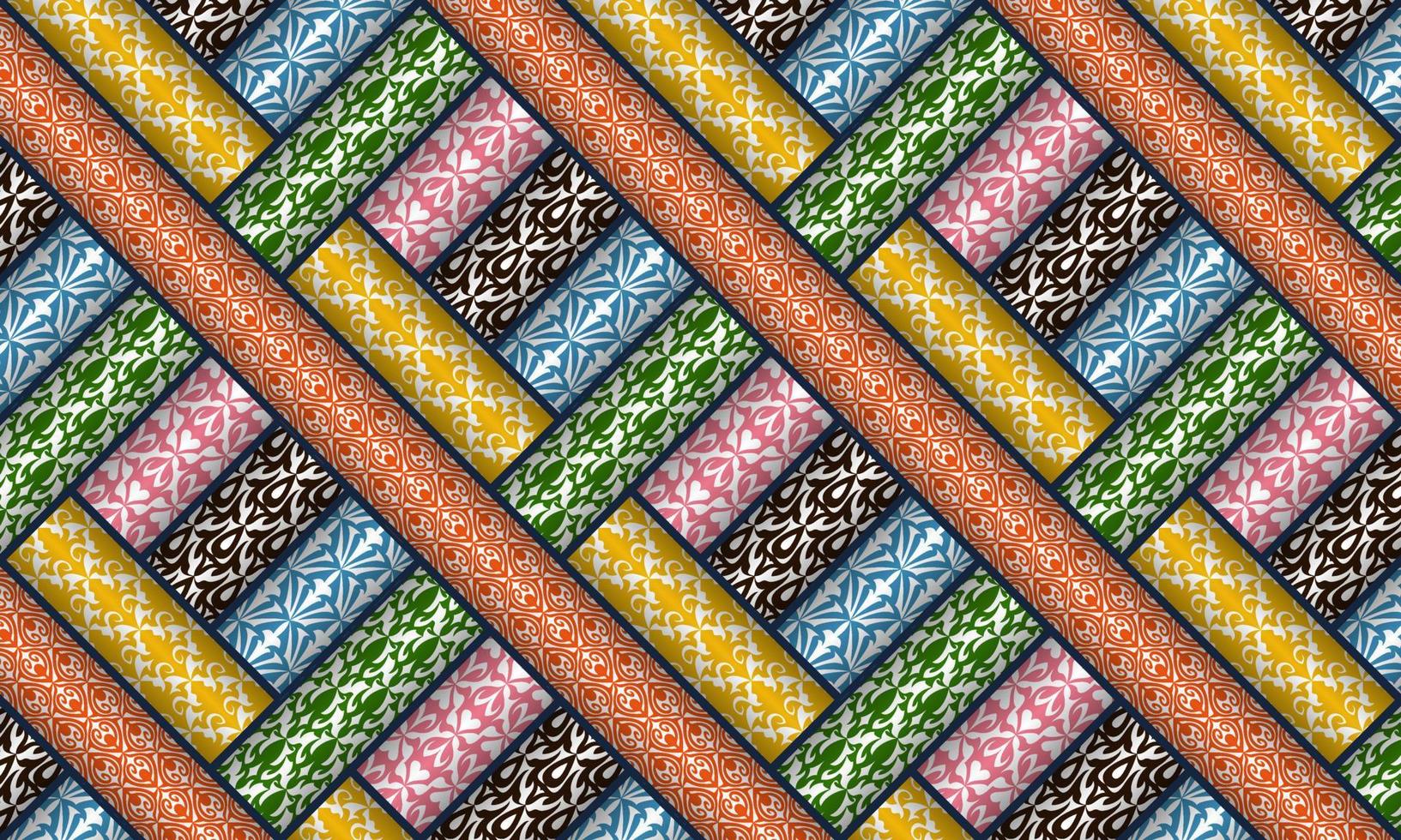 abstract background pattern ethnic vector