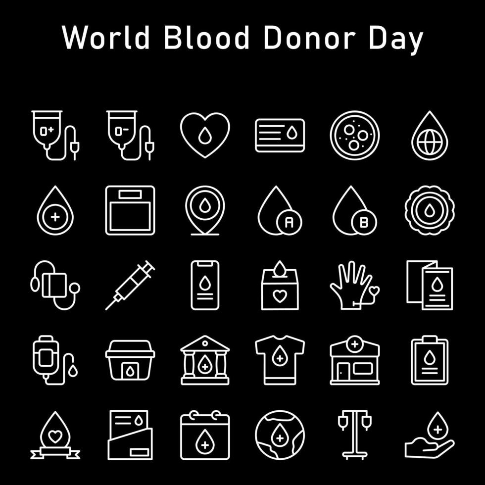 World Blood Donor Day vector
