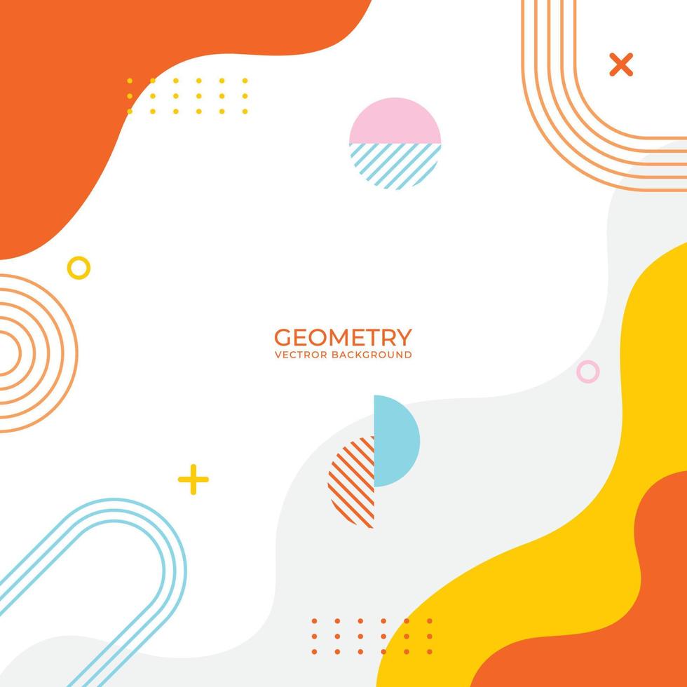 abstract background with geometric shapes vector