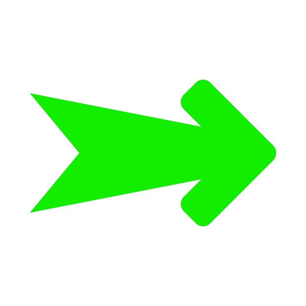 Arrow on white background vector