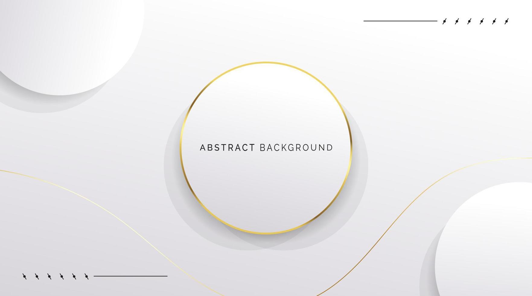 Abstract minimalist white background vector