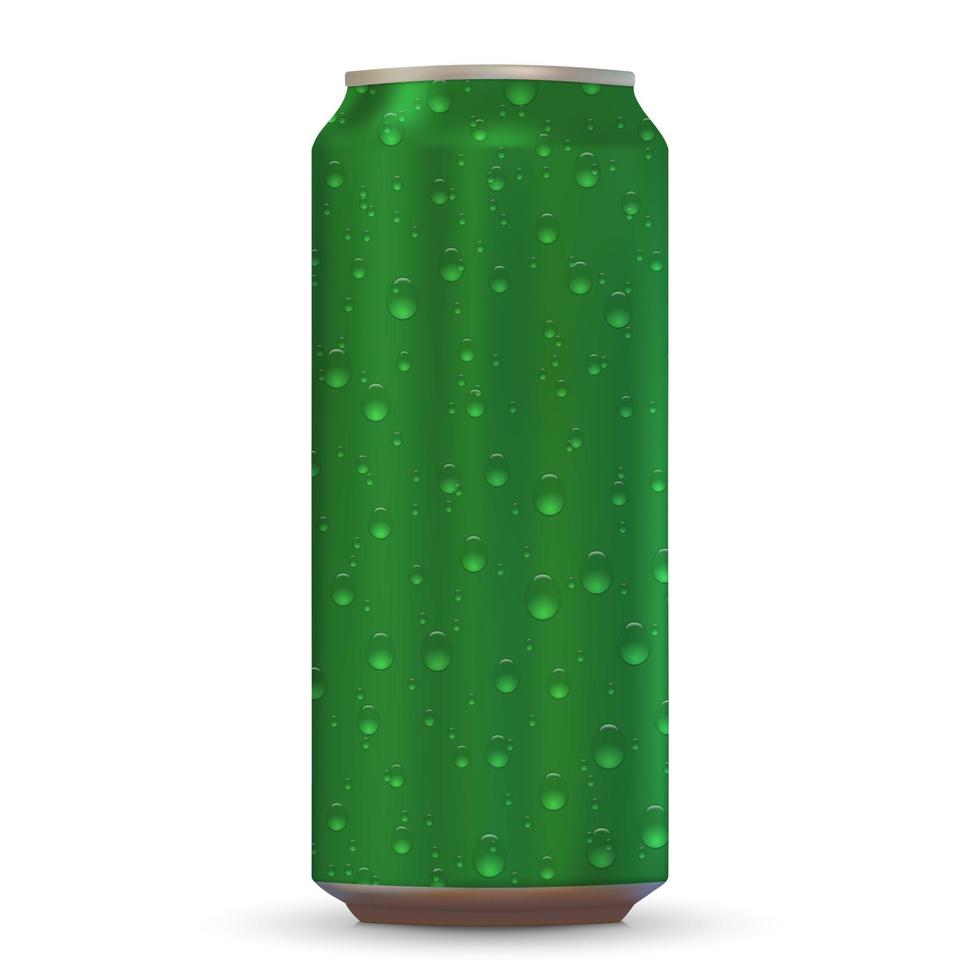 Aluminum drink can vector