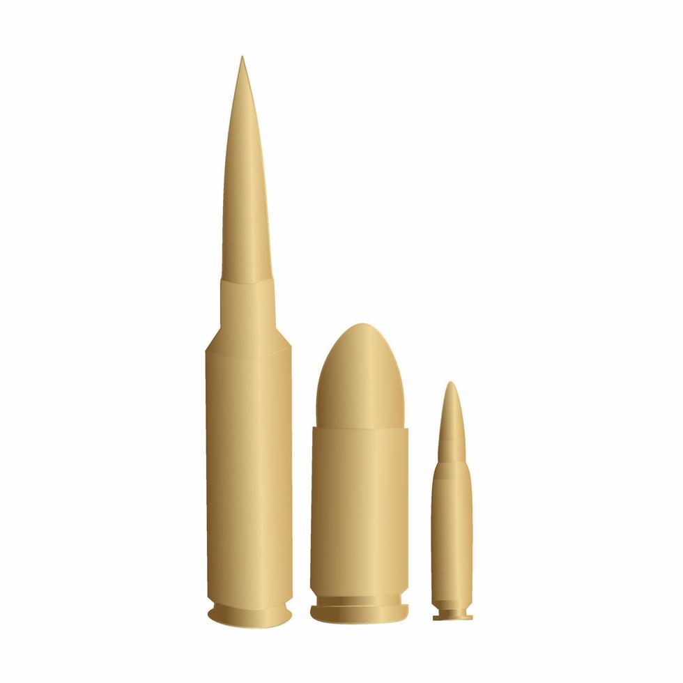 bullet vector on white background