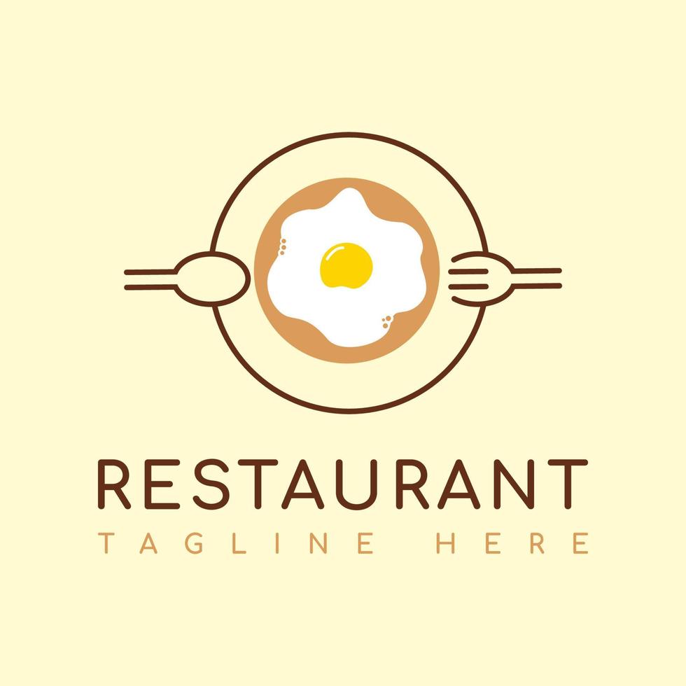 Restaurant food logo vector