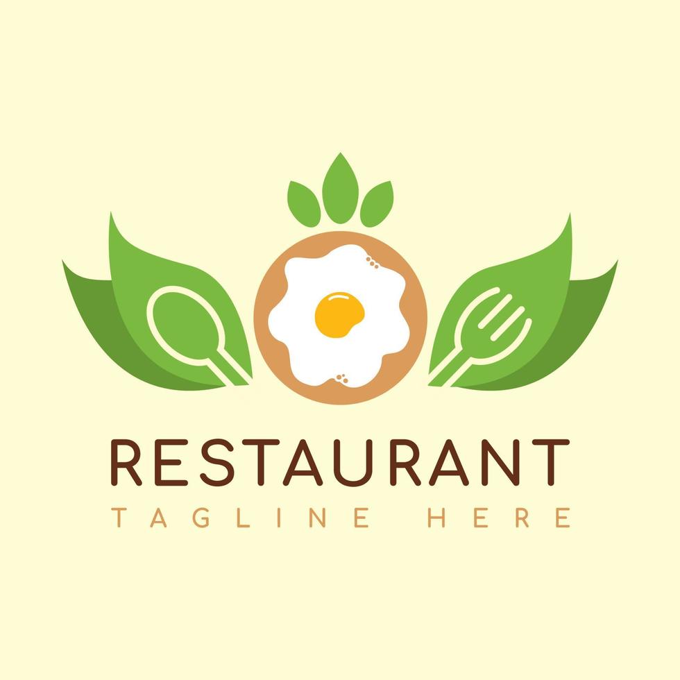 Restaurant food logo vector