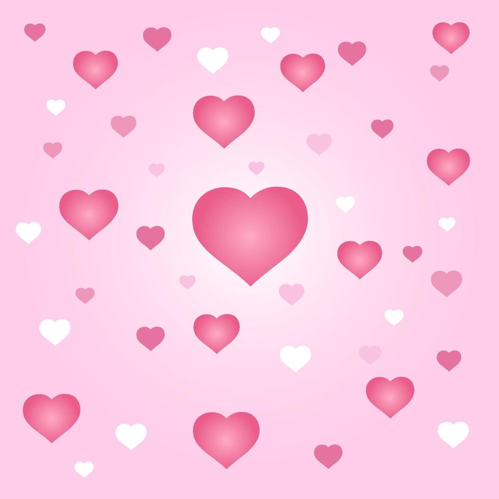 Heart, Love Template Backgound vector