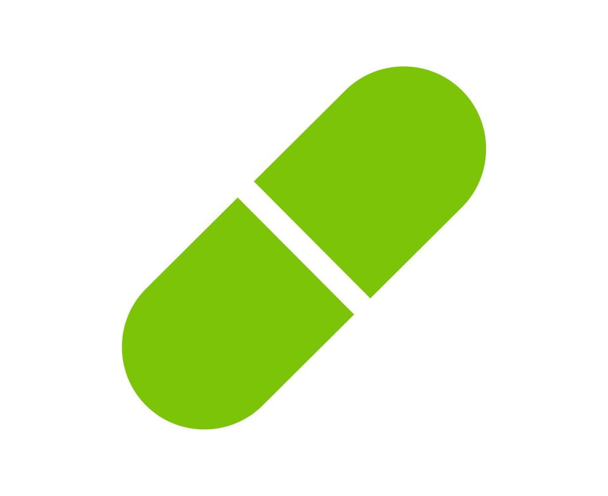 medicine pill shape vector, icon or symbol design vector