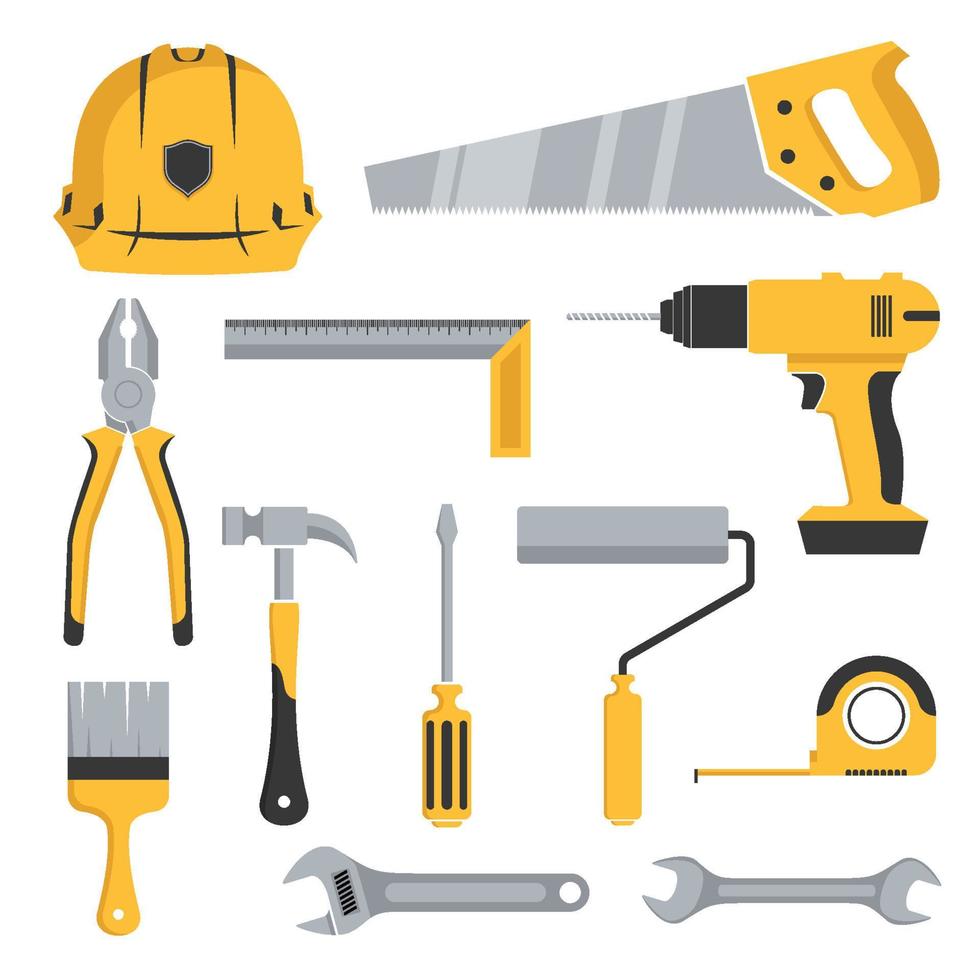 Tools kit vector collection