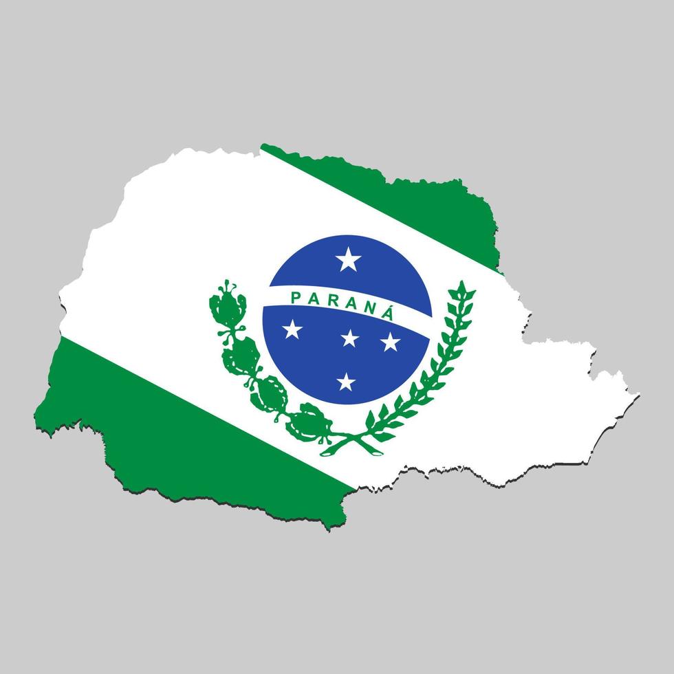 mapa con bandera nacional vector