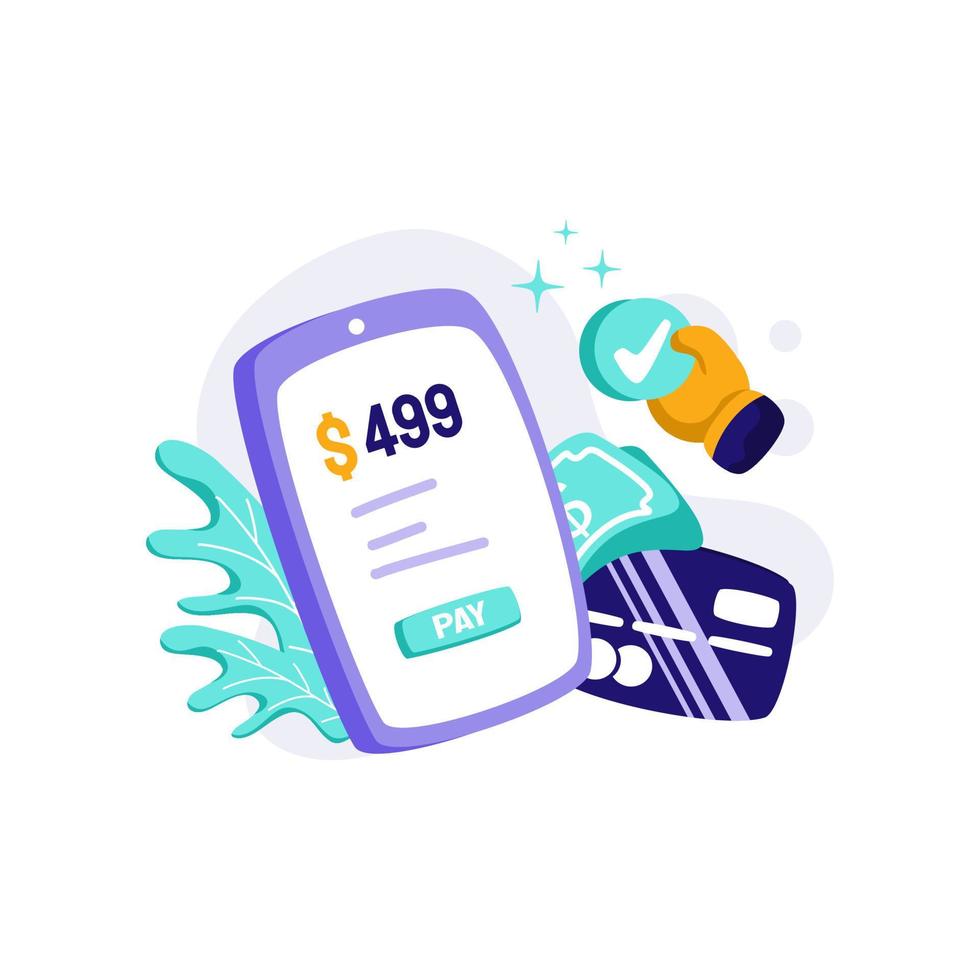 Payment Gateway Icon Illustration vector for transaction, smartphone, check, money, coin, concept on financial finance, marketplace, perfect for ui ux, mobile app, web, brochure, advertising