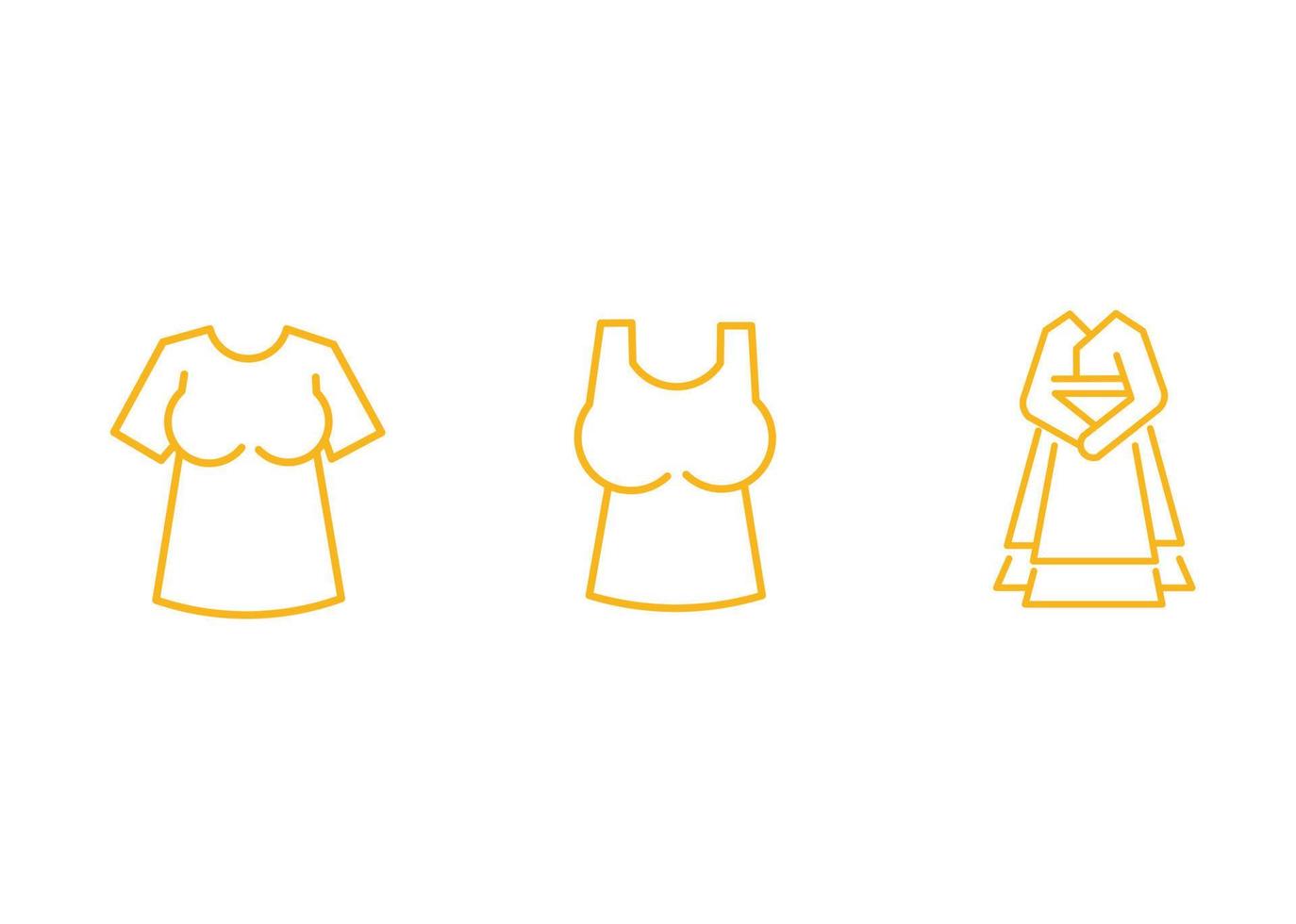 women's clothing icon or symbol design vector