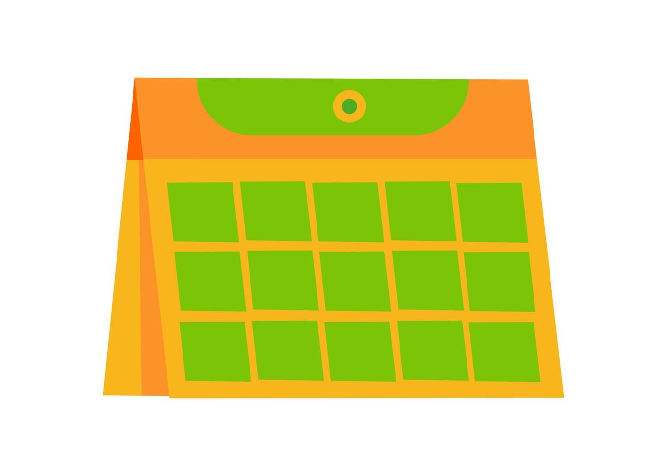 diseño vectorial, ilustración de forma de calendario vector