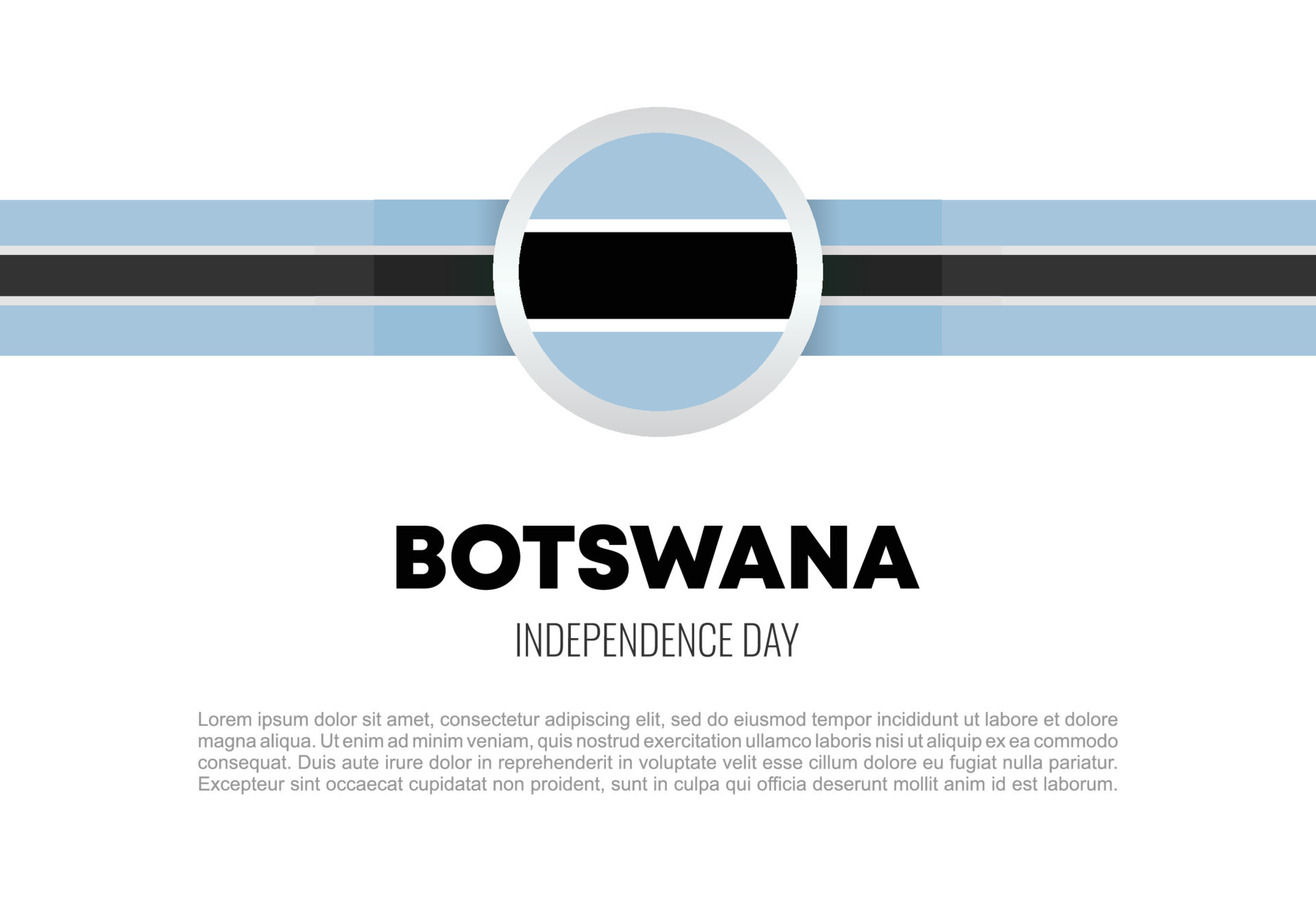 Botswana Independence day national celebration on September 30. 8064733