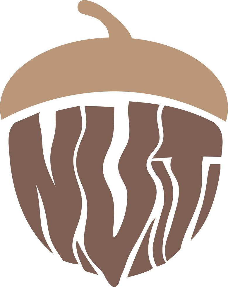 Acorn Nut Icon vector