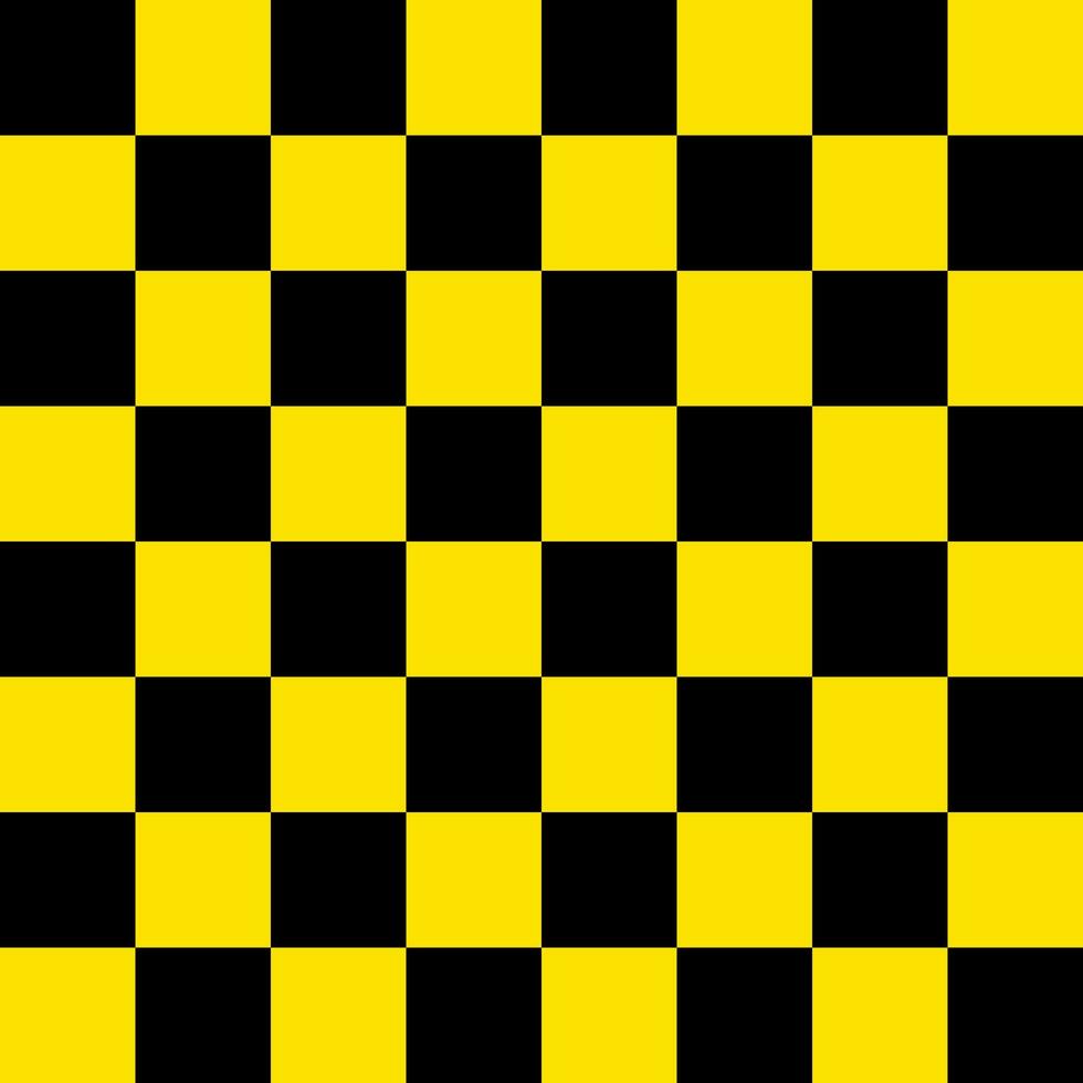 checkered yellow black seamless background vector