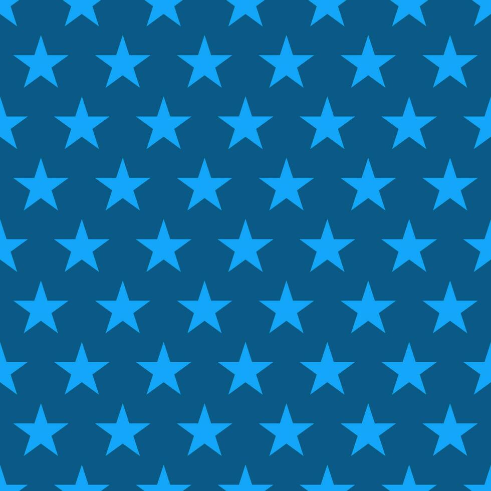 fondo transparente de patrón de estrella azul vector