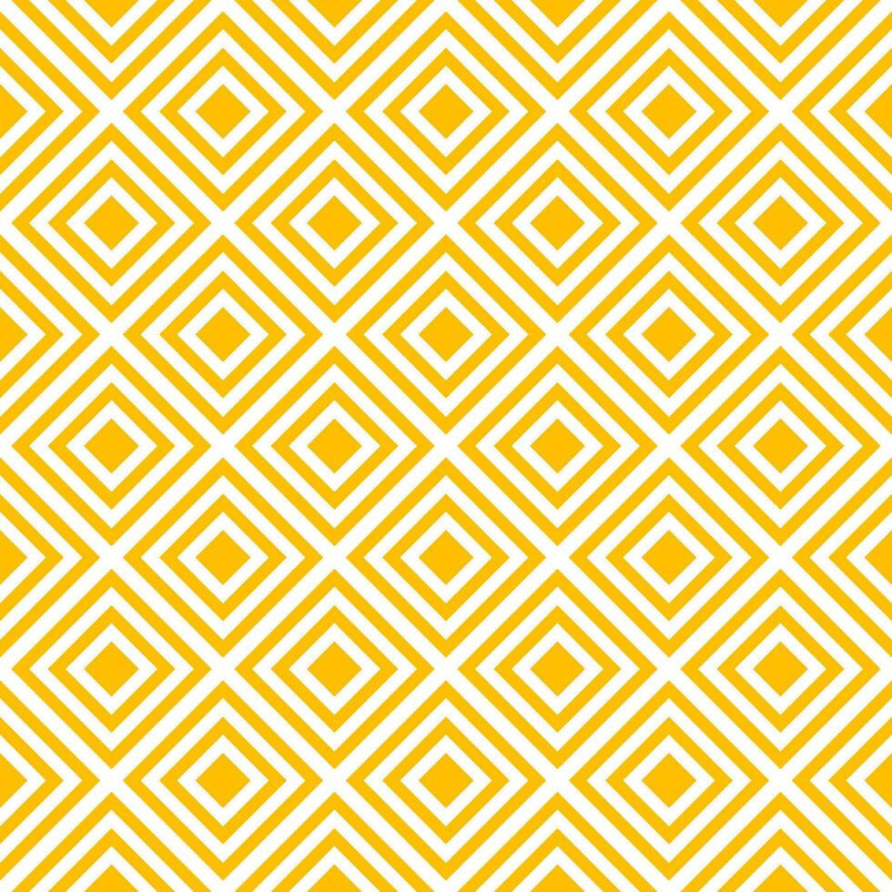 white background yellow rhombus seamless background vector