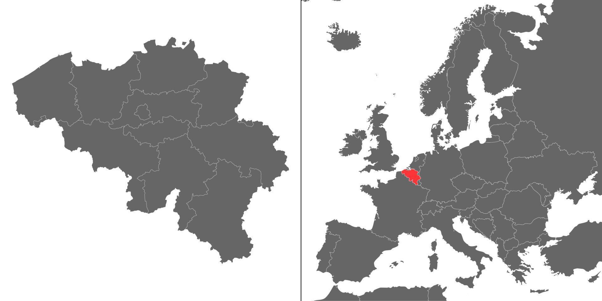 Map with location vector