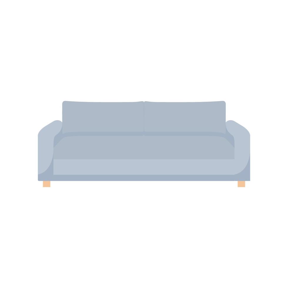 Sofa Flat Illustration. Clean Icon Design Element on Isolated White Background vector