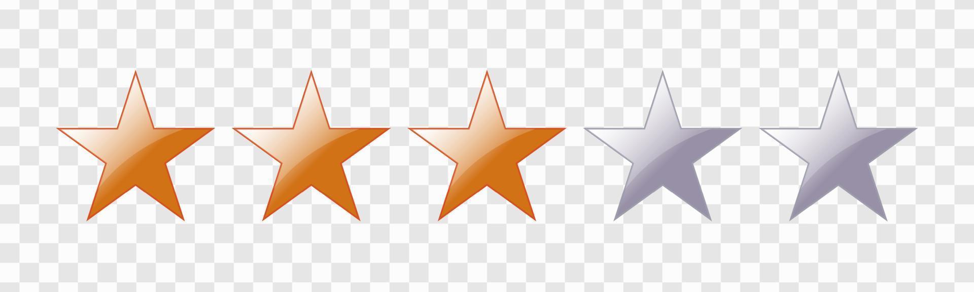 Five star rating vector