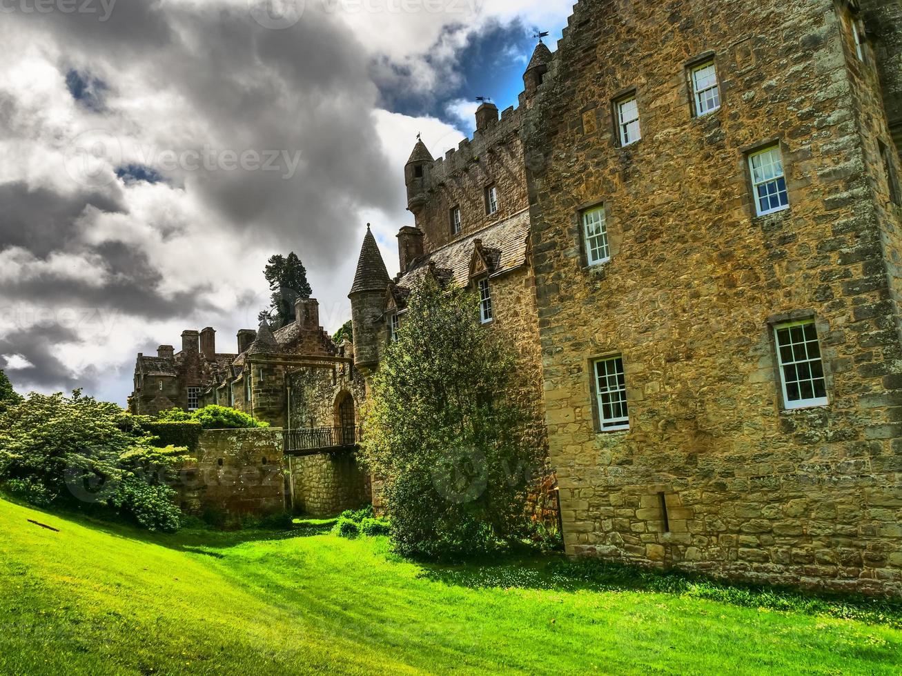 The city of Inverness and the scotish highlands photo