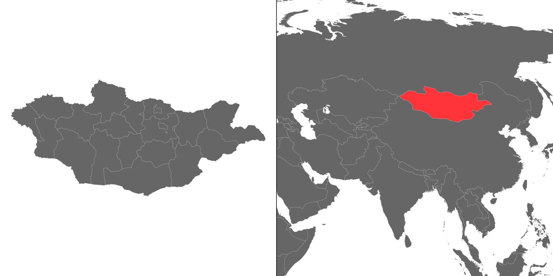 mapa con ubicación vector