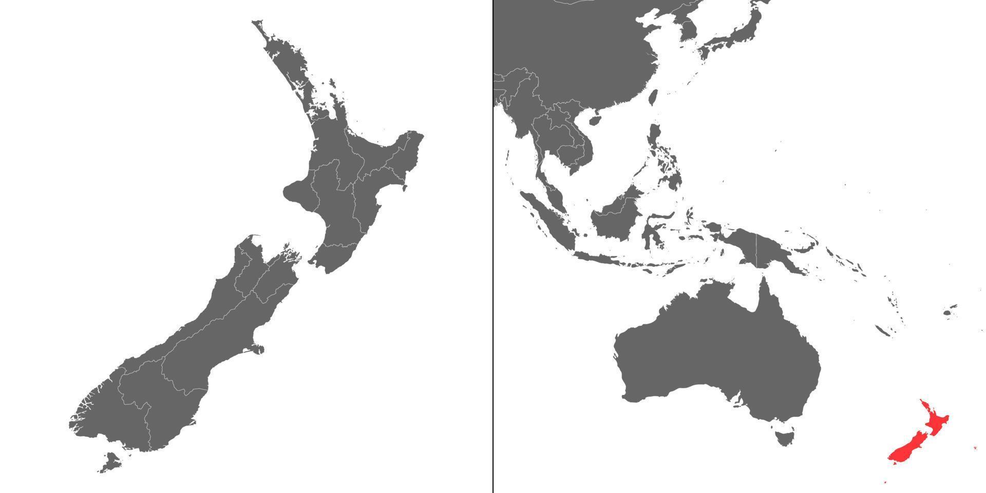 mapa con ubicación vector