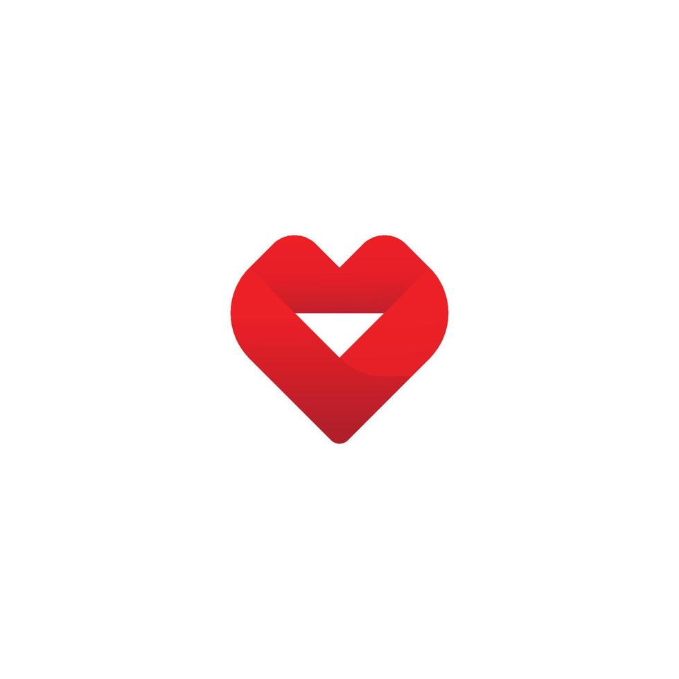 Lip Shape Heart icon app online vector