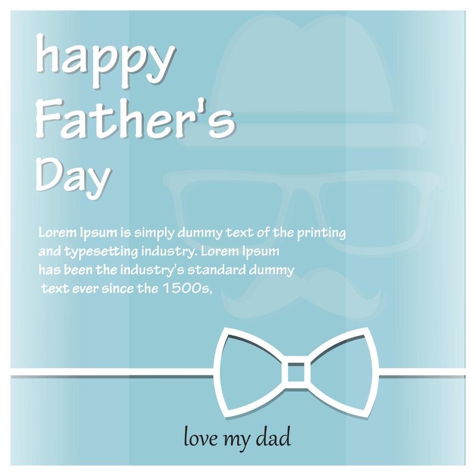 Realistic fathers day concept Free Vector