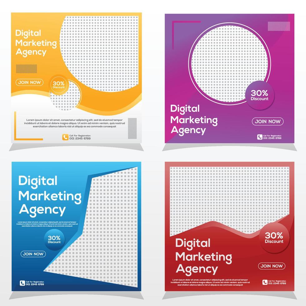 agencia de marketing digital eps gratis vector