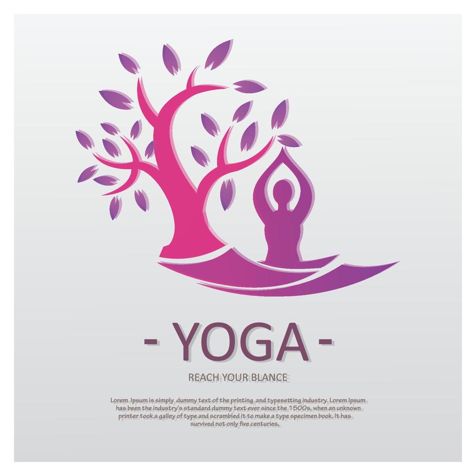 Hand drawn international day of yoga illustration Free Vector