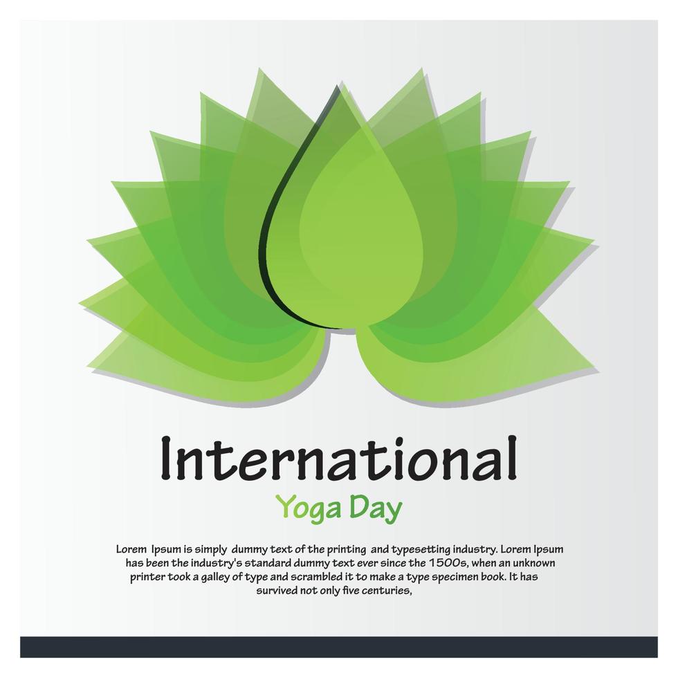 Hand drawn international day of yoga illustration Free Vector