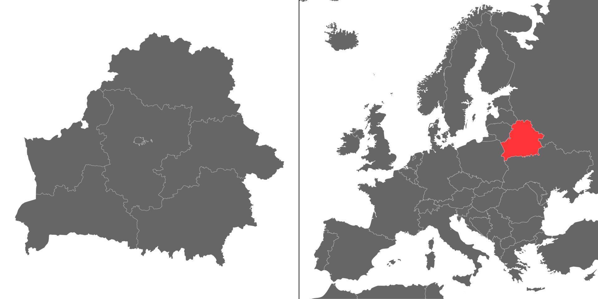 Map with location vector