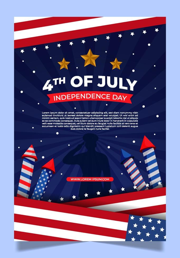 4th of July Patriotism Independence Day vector