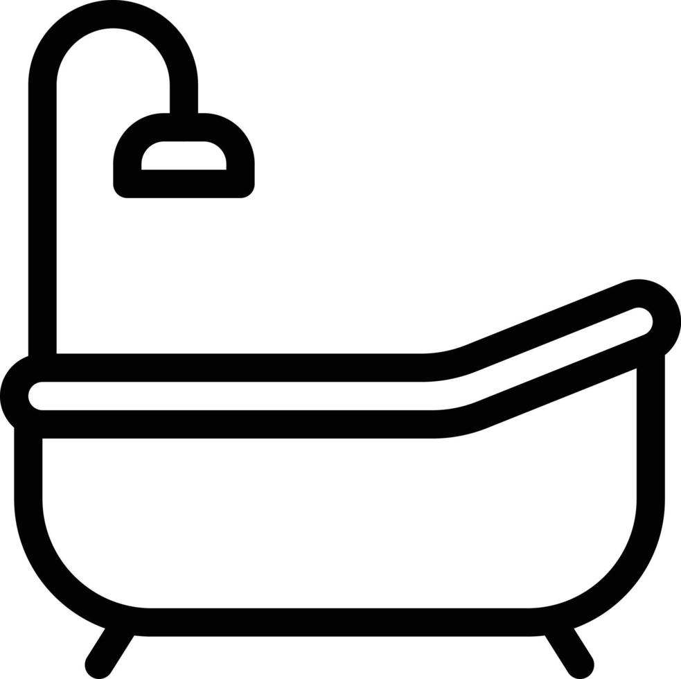 bath tub vector illustration on a background.Premium quality symbols.vector icons for concept and graphic design.