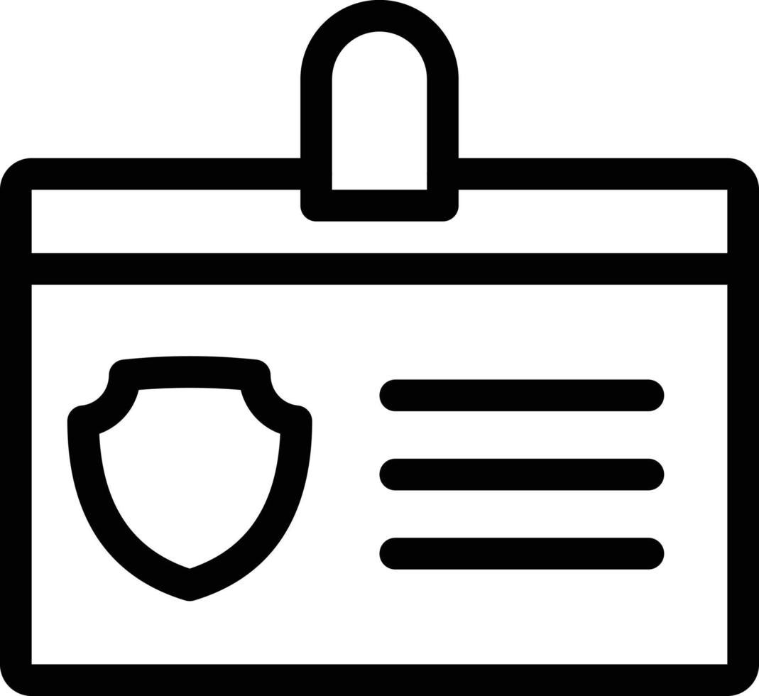 Ilustración de vector de tarjeta de identificación en un fondo. Símbolos de calidad premium. Iconos vectoriales para concepto y diseño gráfico.