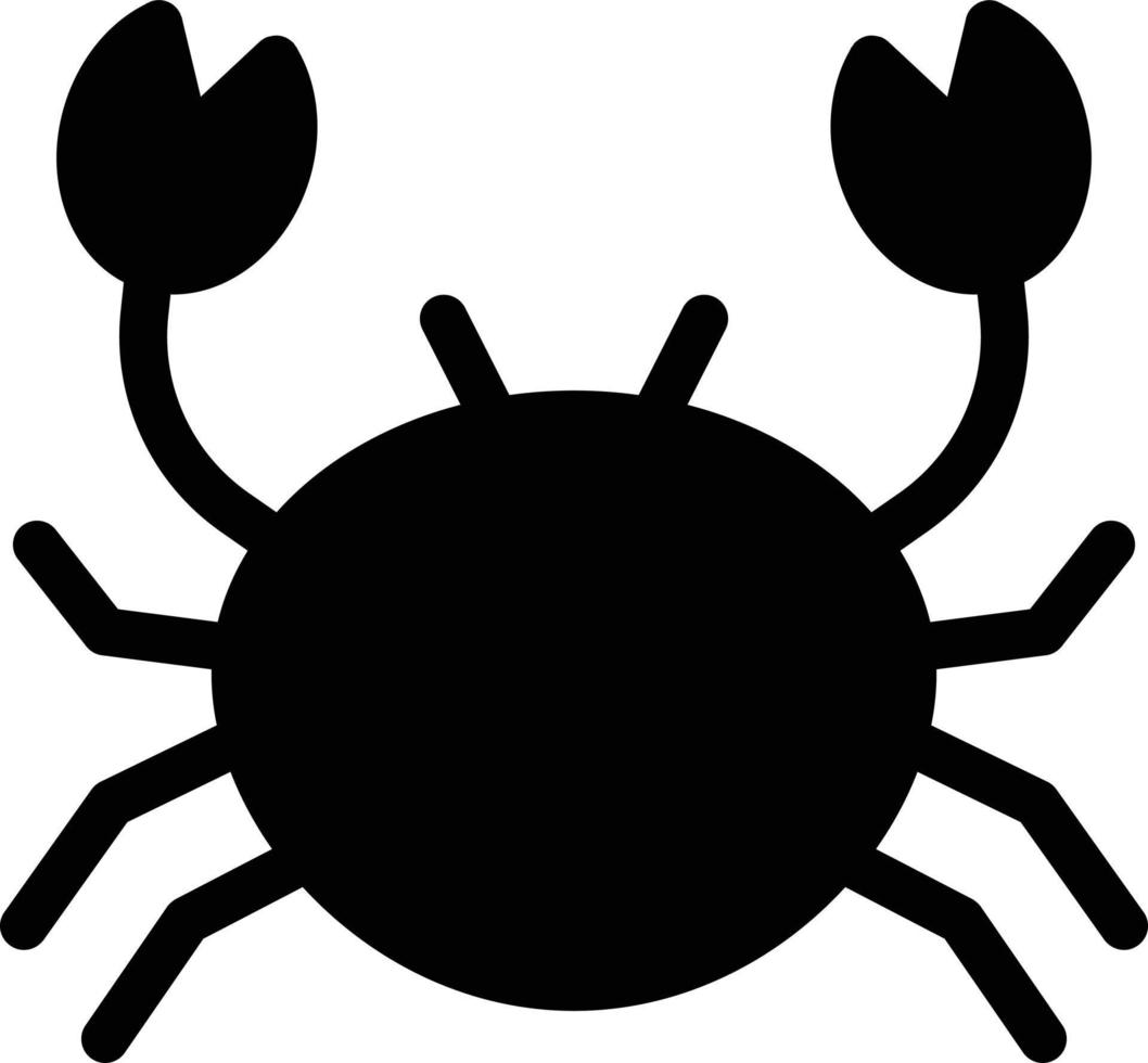 crab vector illustration on a background.Premium quality symbols.vector icons for concept and graphic design.